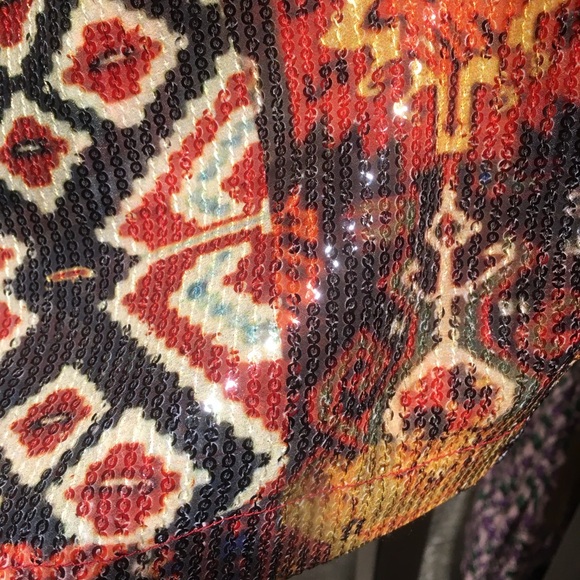 le superbe sequin patchwork shorts - Picture 8 of 10